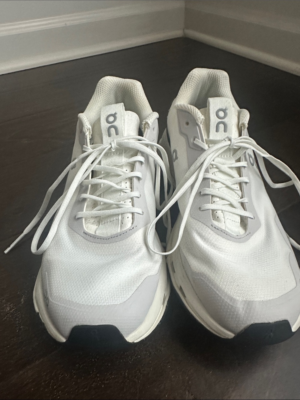 On Running White Athletic Running Shoes